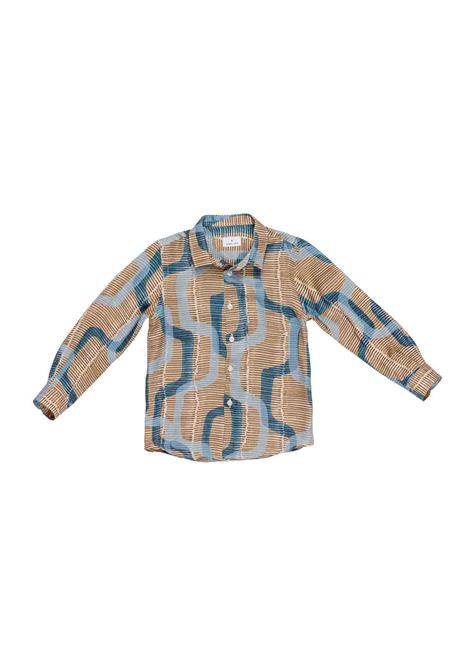 Camicia con stampa MANUEL RITZ | MR3298BEIGE